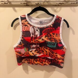 Princess Polly graphic crop tank